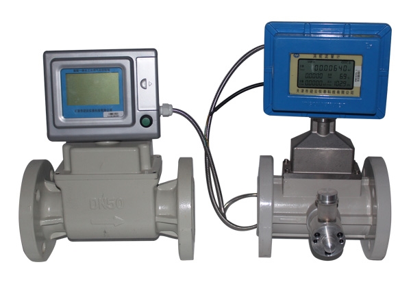 气体涡轮流量计+IC卡控制器LWQ-100+DN100